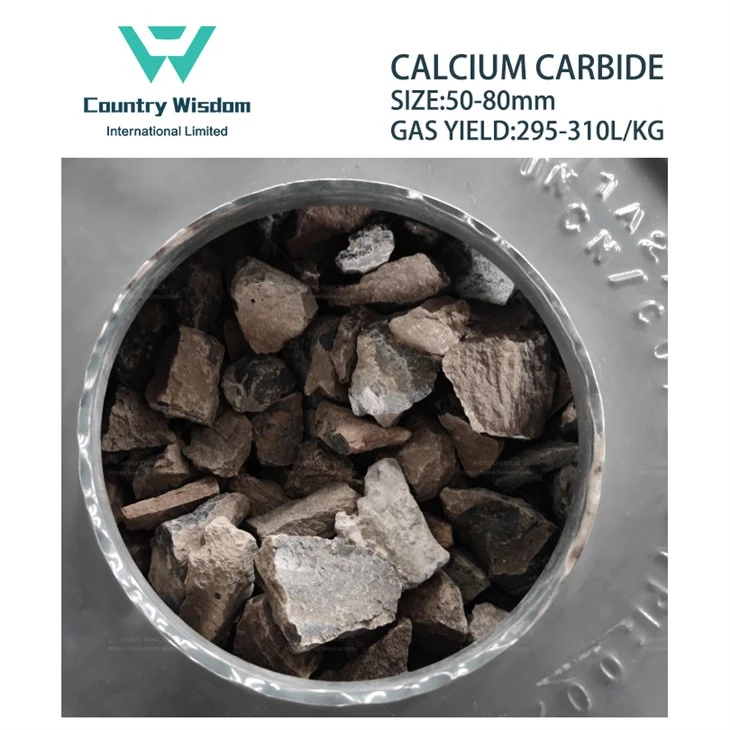 Kalsium Karbida 50-80mm Hasil Gas 295L/kg