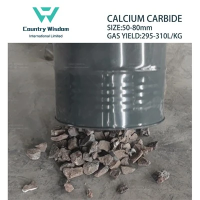 Pengilang Kualiti Tertinggi Harga Terbaik Kalsium Karbida 50-80mm