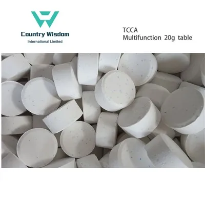 Tablet 20g Multifungsi TCCA Berkualiti Terbaik Untuk Disinfektan Air Kolam Renang